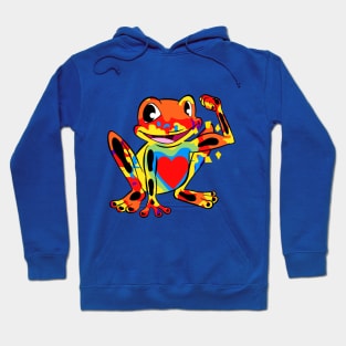 Happy Strong Frog Hoodie